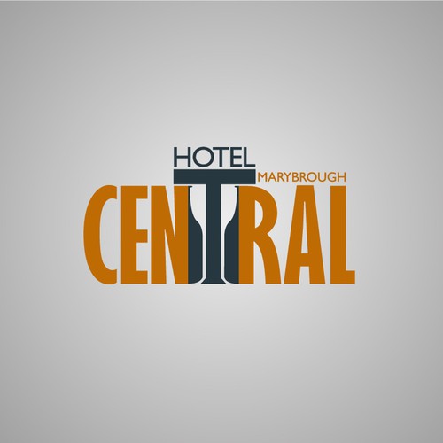 Logo for Hotel Central Design by rodentsrules
