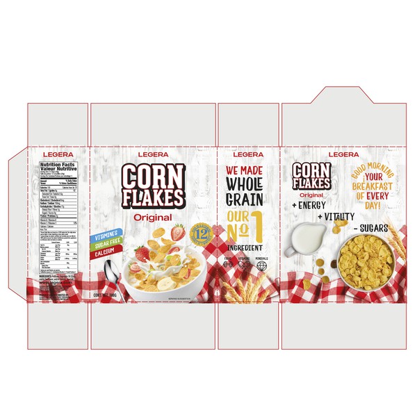 BOX DESIGN CORN FLAKES