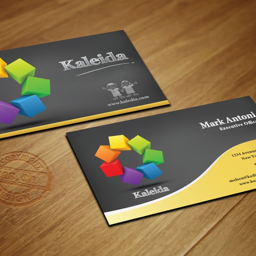 Create a winning business card for the new age of education Design by KZT design