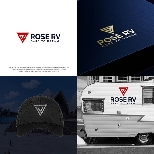 SOPHISTICATED LOGO FOR LUXURIOUS CARAVAN COMPANY Design by pixelamazers