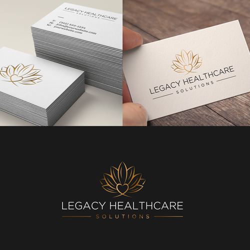 Elegant Professional Healthcare Staffing Logo (female owned) Design by horecca®