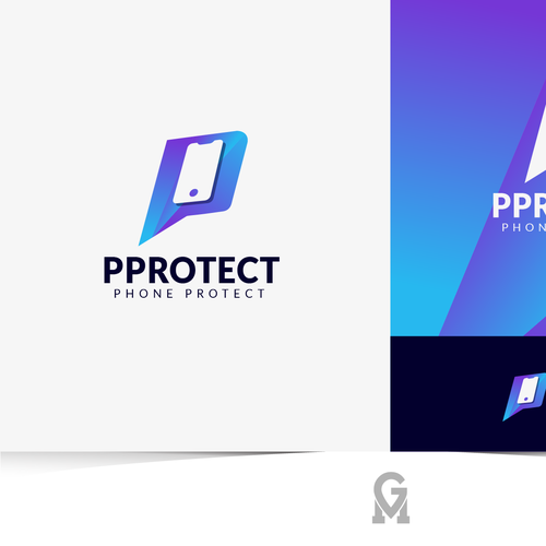 PPROTECT (Phone protect logo) (mobile cases and screen protectors) Design by M.G. designs