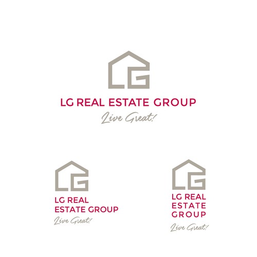 Create a modern, bold, and sleek logo for LG Real Estate Group Design by Ana Carri