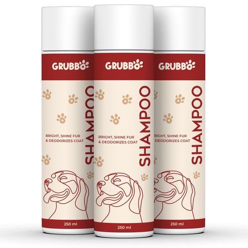 Design label for dog shampoo Design by Imee008