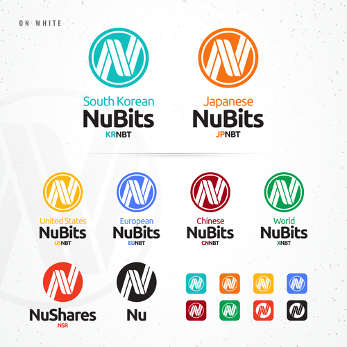 Vectorize logo and pick colors of new NuBits for South Korea and Japan Design by tedge17™
