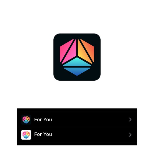 For You social media algorithm icon (app icon) Design von Luckart.id