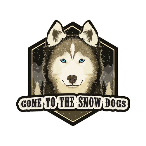 Design a Siberian Husky Logo for Famous Huskies of Gone to the Snow Dogs Design by Debbie Gray