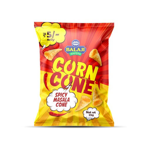 Amazing Pack design for our newly corn snacks Design by Manthanshah