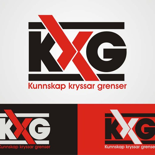 Logo for Kunnskap kryssar grenser ("Knowledge across borders") Réalisé par BIG sueb