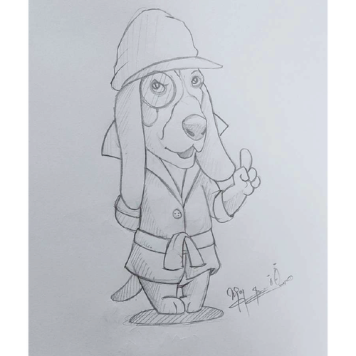 Property Hound Dog Character Design by BugBoxx production