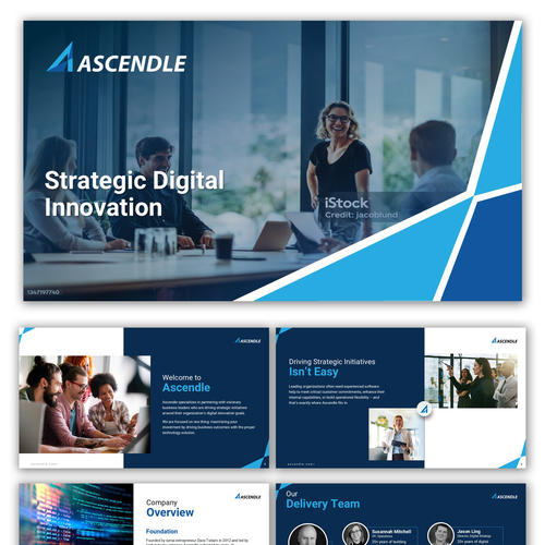 PowerPoint template contest entry by AndrewDigger