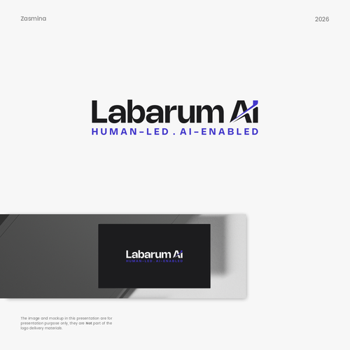 "Labarum AI — Logo Design Brief" winning Social media page