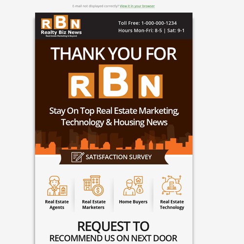 Real Estate Marketing Newsletter Design by Rith99★ ★ ★ ★ ★