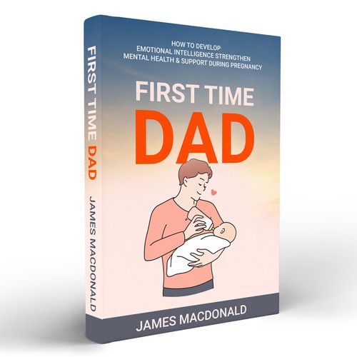 Book cover art appealing to First Time Dad & Expectant Mums Design réalisé par Masud007