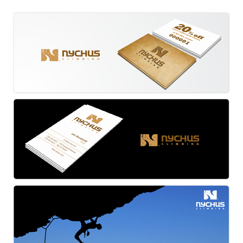 Help Nychus design the most hard core rock climbing logo Design by brandsformed®