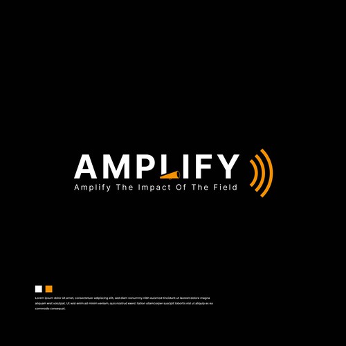 Amplify Logo Design by Adhe Kurniawan