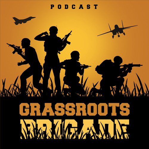 Cover Art for Military Veteran Podcast Design by The Cloud Digital