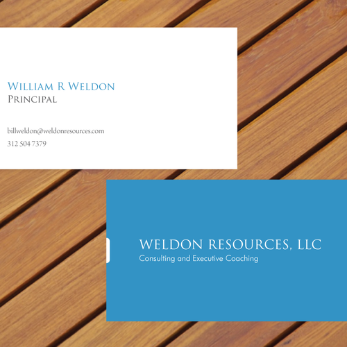 Create the next business card for WELDON  RESOURCES, LLC Réalisé par f.inspiration