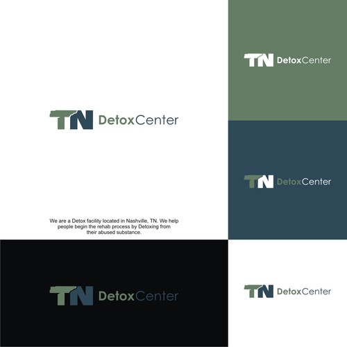 Detox Center Logo Design by @ProSolution.