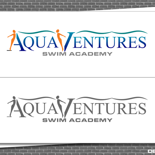 Swim School Logo Design by Dr. Pixel