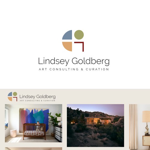 Organic logo for an Art Consultant specializing in Contemporary Art! Design by alediba