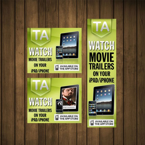 Help TrailerAddict.Com with a new banner ad Ontwerp door BannersQueen (Marie)