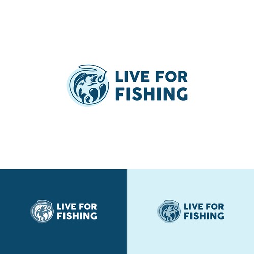 opiq98さんのLogo design for fishing websiteデザイン