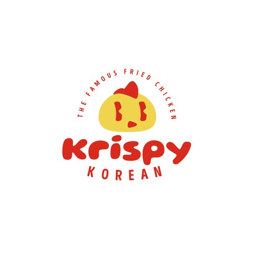 Yellow and Red Korean Fried Chicken Design by SORG® / Serch Orozco