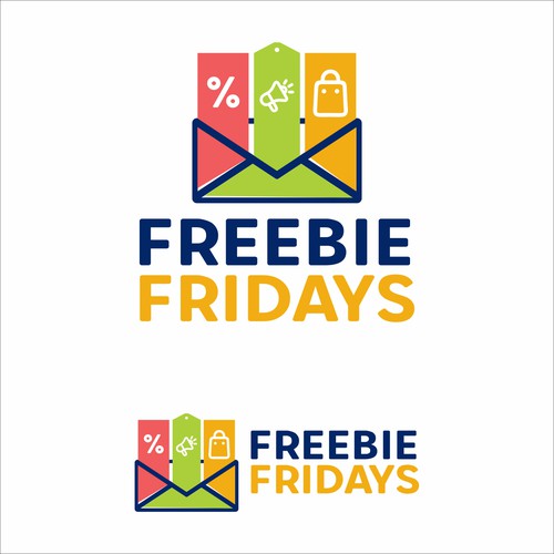 Design Freebie Fridays - Fun Modern Logo that grabs attention! :) di HaileyP. Art Gallery