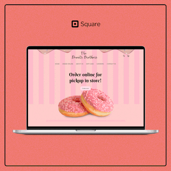 Square websites designs