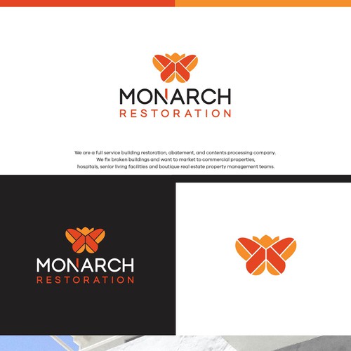 Design a modern clean logo package for a restoration company Design by Danny A