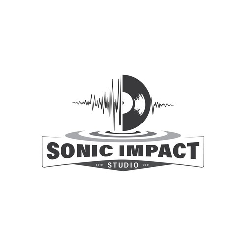 "Looking for a explosive logo that will make a Sonic Impact for a Recording Studio!" Design by Rafiul Islam Zion