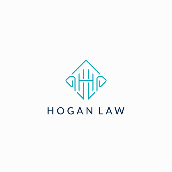 modern, feminine and luxury logo for law firm