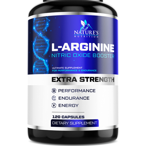 Design Powerful L-Arginine Capsules Design Needed for Nature's Nutrition di ZAKIGRAPH ®