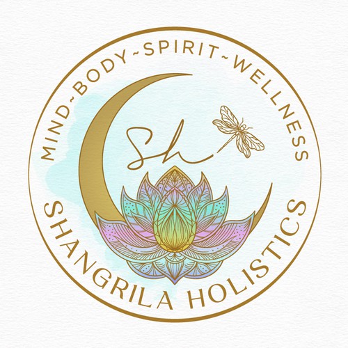 Holistic Wellness business seeks logo representing zen, wellness, peace, harmony and well-being. Design by Ela Brigal