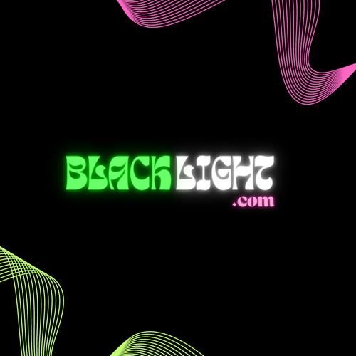 Logo for Blacklight online store to convey 'smoke shop' culture Design by axact