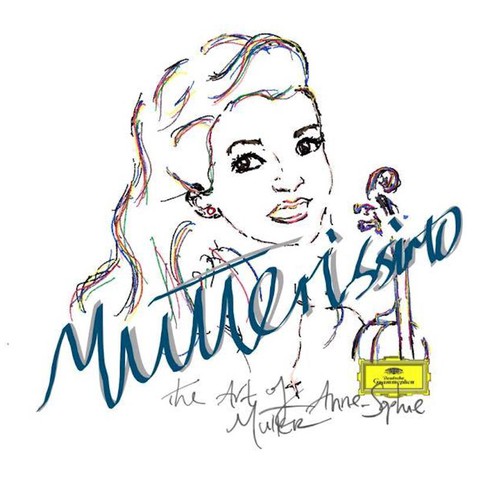 Illustrate the cover for Anne Sophie Mutter’s new album Ontwerp door M-AH