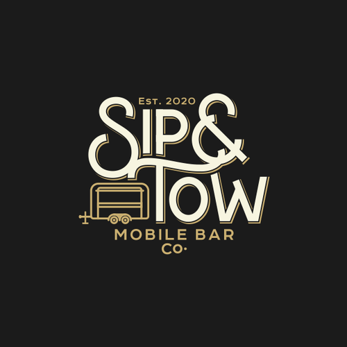 We need a classic and hipster logo design for our mobile bar company in Southern California Design by zerO°