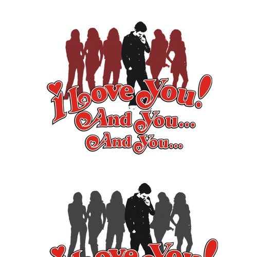 コンペ「"I Love You! And You... And You..." [LOGO - $355]」のデザイン by AmazingGさん 