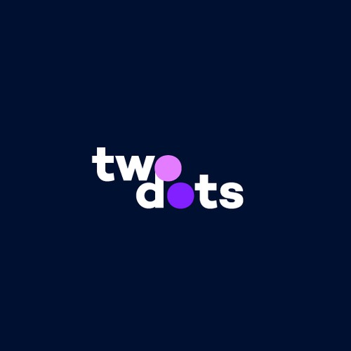 Two Dots Software Fraud Prevention Logo Design - Modern and Simple! Design by Corals