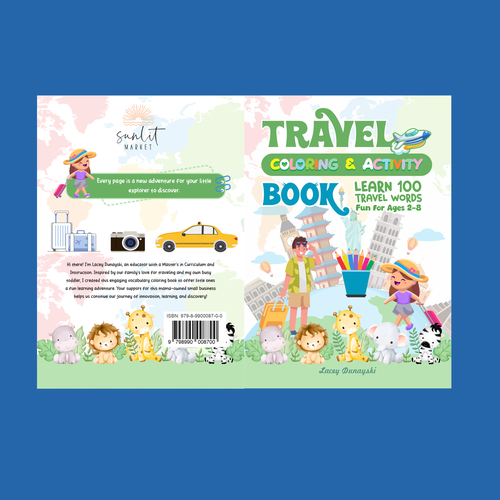 Design title and subtitle for coloring book Design by azabumlirhaz