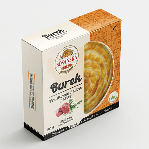 Bosanska Pita (Balkan Pastry) Needs a New Packaging Design Design by ZEszter