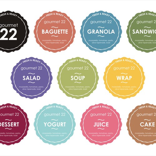 Label Design for Gourmet Food Design by sayasaja