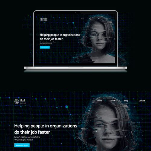 Diseño de página web propuesta en el concurso por IvanErmakov