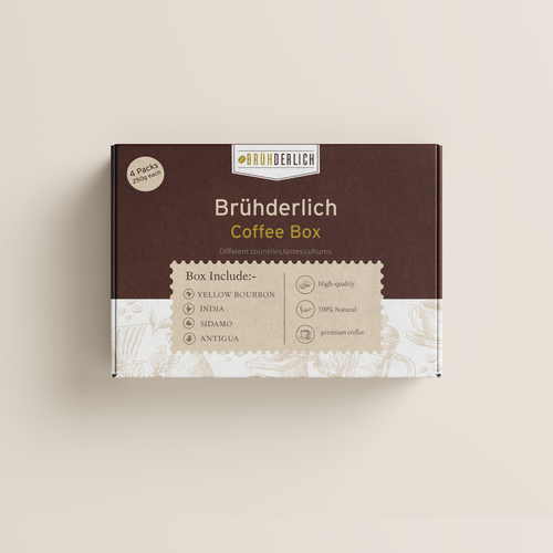 Packaging design for a premium coffee gift box Design by Ganesh Anvekar