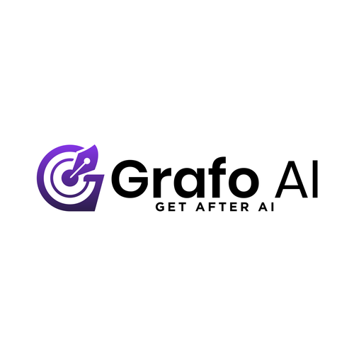 GrafoAI | Artificial Intelligence Writer Logo Design by SandyPrm