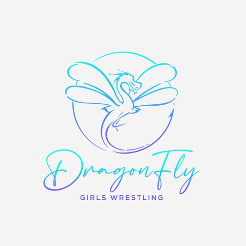 DragonFly Girls Only Wrestling Program! Help us grow girls wrestling!!! Design von Parbati