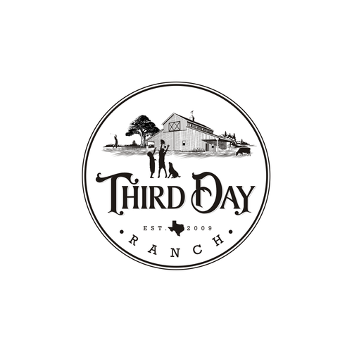 Capture essence of Texas ranch experience in new Third Day Ranch logo Diseño de Epiphanie