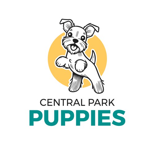 Design a heartfelt, modern logo for a brand that brings families and puppies together. Design by ✦✦ArtRasu✦✦