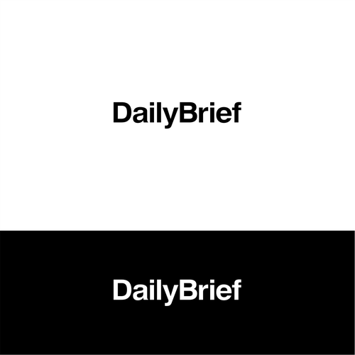 Design a clean, simple logo for a daily newsletter:  dailybrief Design by hantoko